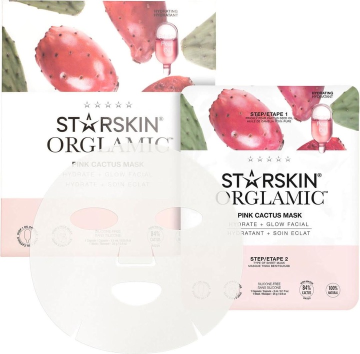 Image du produit Starskin - ORGLAMIC Pink Cactus Masque hydratant et éclatant pour le visage (1 ml)