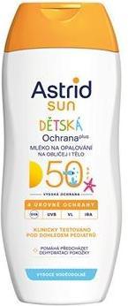 Produktbild Astrid Children Ìs lotion for face and body for tanning SPF 50 Sun 200 ml (Sonnencreme, SPF 50, 200 ml)
