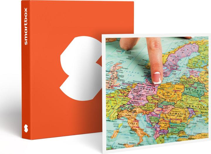 Immagine prodotto Smartbox Viaggio a sorpresa con 2 notti in Europa e volo incluso (2 Persone)