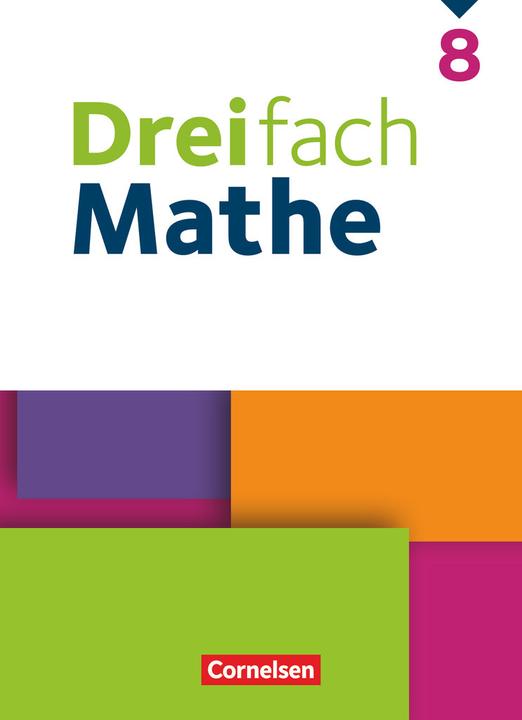 Actual product image Dreifach Mathe - Ausgabe 2021 - 8. Schuljahr (German, 2024)