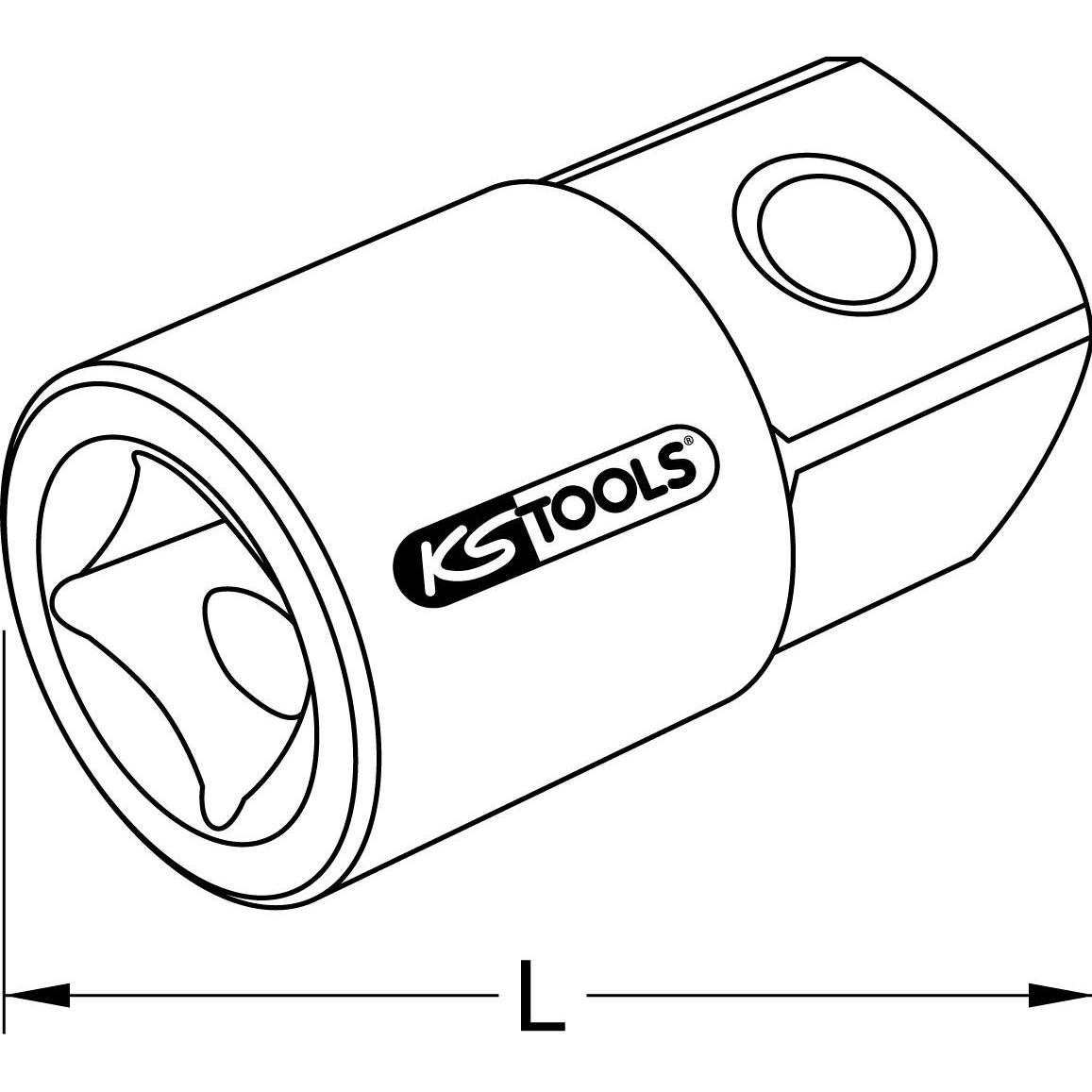 Thumbnail - KS Tools, Steckschlüssel + Stecknuss, 918.1753 (1/2")