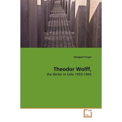 Theodor Wolff, Fachbücher