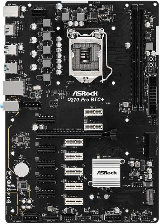 Productafbeelding AsRock MB Q270 Pro (LGA 1151, Intel Q270, ATX)