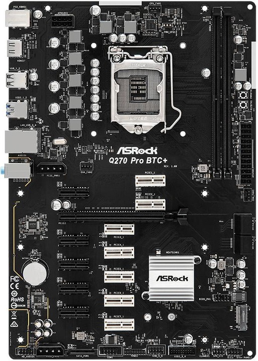 Actual product image AsRock MB Q270 Pro (LGA 1151, Intel Q270, ATX)