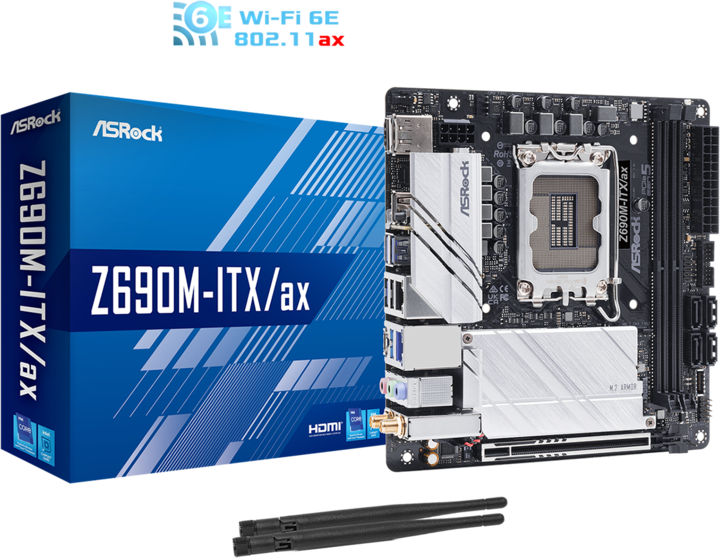 Produktbild AsRock Z690M (LGA 1700, Intel Z690H, Mini-ITX)