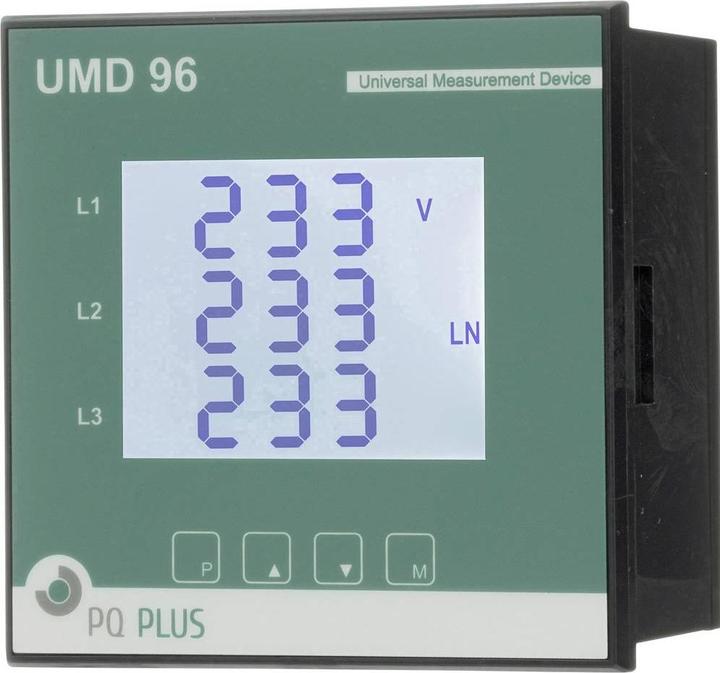PQ Plus Appareil de mesure universel UMD 96M - Montage encastré - M-Bus