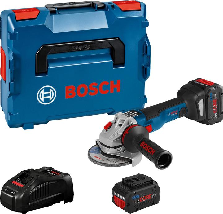 Produktbild Bosch Professional GWS 18V-10 SC (2xPC5.5Ah. L-BOXX) (125 mm)