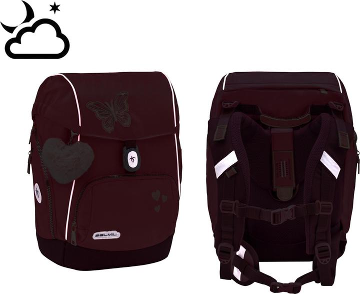 Actual product image Belmil Comfy Plus Coral satchel set 5pcs (16 l)