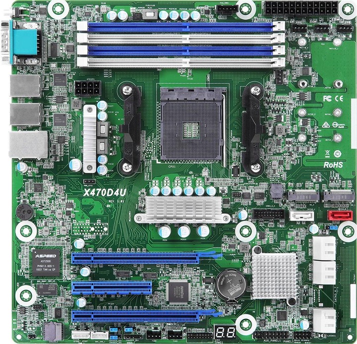 Actual product image AsRock X470D4U (AM4, AMD X470, mATX)
