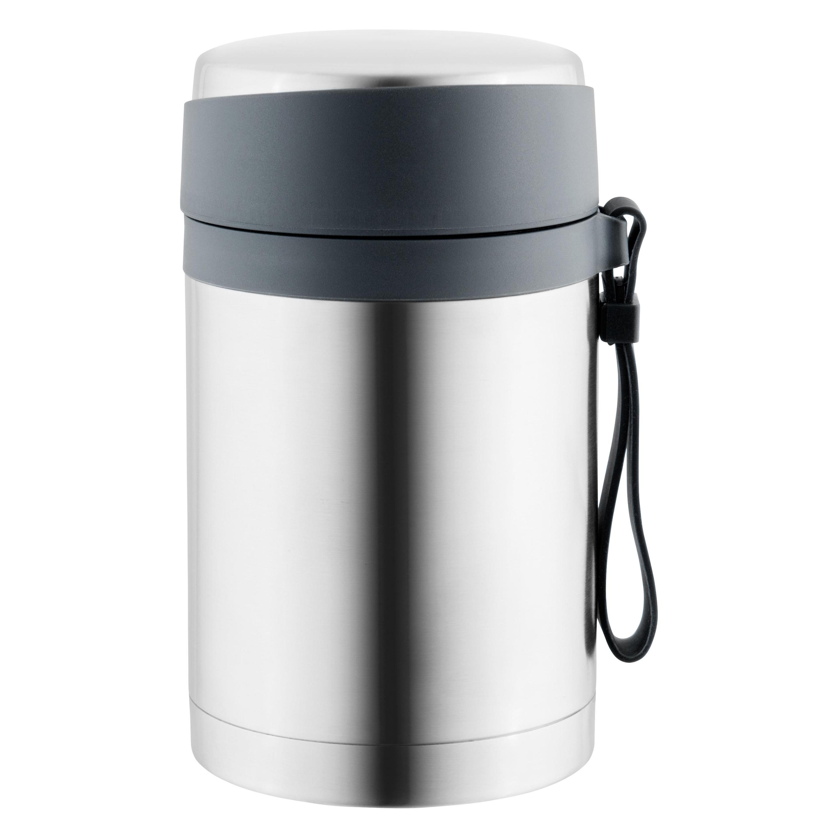 BergHoff Voedselcontainer 0.85L Essentials, Lunchpakketten, Zilver, Zwart