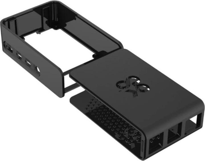 Actual product image OKdo 187-3799 - Case Raspberry Pi 4 Slide, ABS, Black