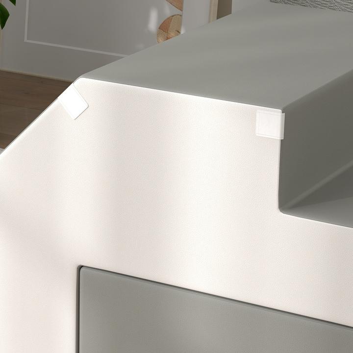 Actual product image Homcom Kinder-Softplay-Set Kunstleder, Schaumstoff Grau