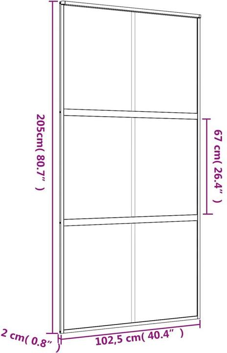 Image du produit vidaXL Schiebetür