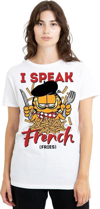 Actual product image Garfield Unisex Adult Speaking Love T-Shirt (L)