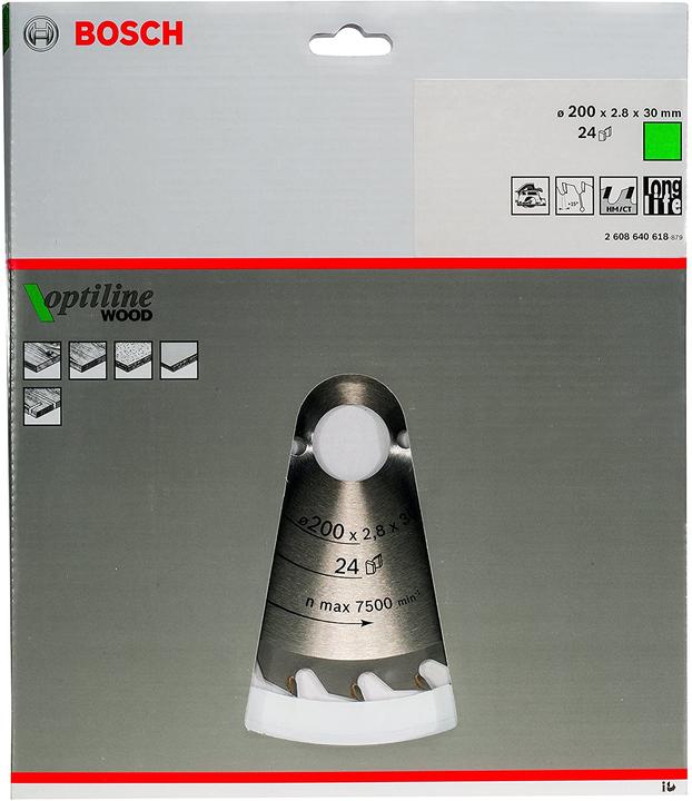 Produktbild Bosch Professional Zubehör PRO Wood Kreissägeblatt, 200 x 2.8 x 30 mm