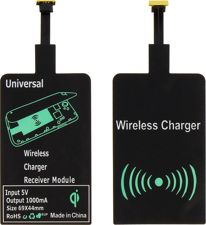 Image du produit Avizar Chargeur QI + récepteur de charge QI micro-USB (5 W)