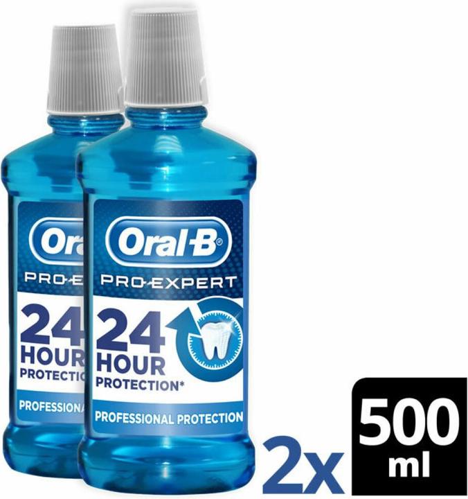 Produktbild Oral-B PRO-EXPERT PROTECCION PROFESIONAL COLUTORIO LOTE 2 x 500 ml (500 ml, Mundspülung)