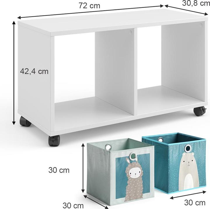 Actual product image Vicco Kinderregal (72 x 30.80 x 42.40 cm)