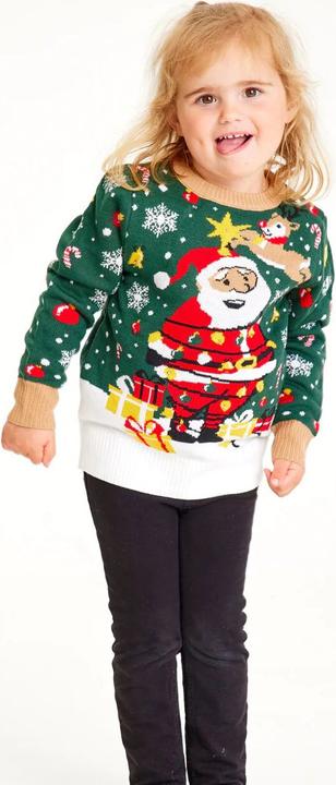 Produktbild Christmas Sweats Cute Cookie Man Kids LED Sweater