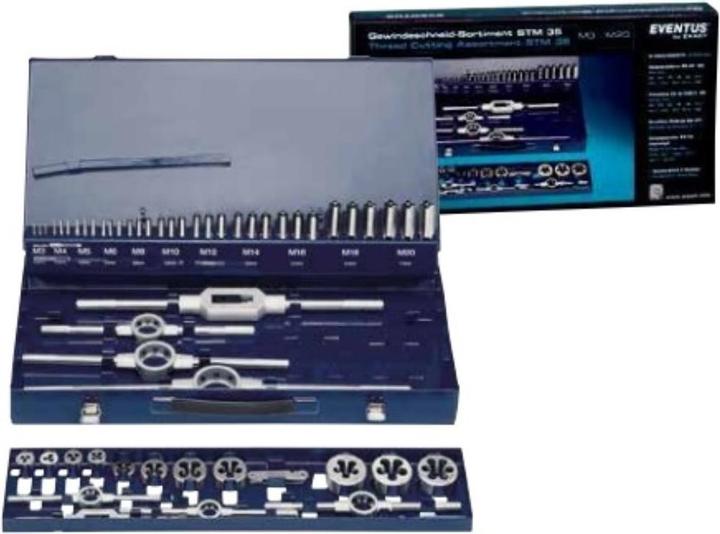 Actual product image Eventus Thread cutting set 54 pieces HS