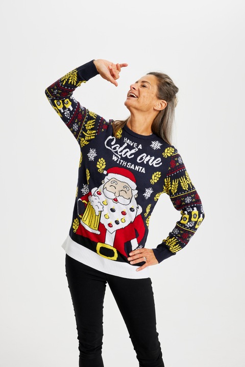 Produktbild Christmas Sweats Have a Cold One With Santa LED (S)