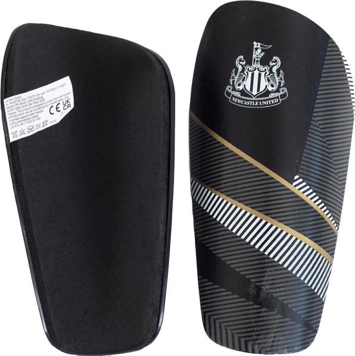 Actual product image Newcastle United FC Childrens/Kids Crest Slip-In Shin Guards (128, 134)