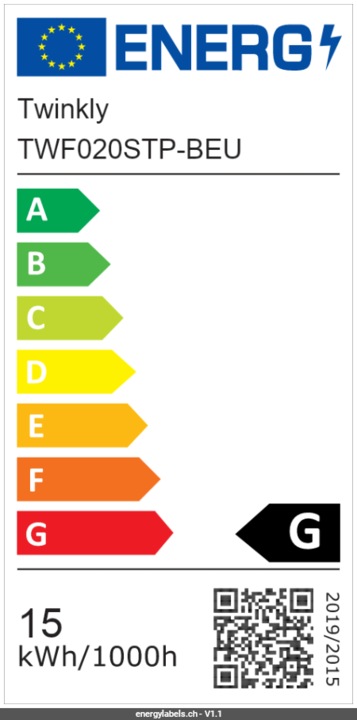 Energie-Label Twinkly Festoons (10 m)