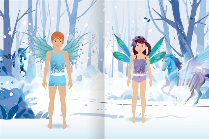 Produktbild Sticker-Anziehpuppen Metallic - Winterf