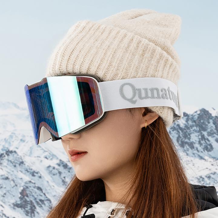 Produktbild Qunature White rahmenlose Skibrille – weiss