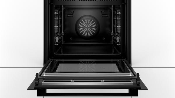 Actual product image Bosch Hausgeräte HNG8764C7-series | 8, built-in oven with additional steam and microwave functions, Carbon Black