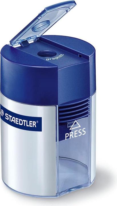 Staedtler ® Taille-crayons boîte 8,2mm plastique argenté/transparent/bleu