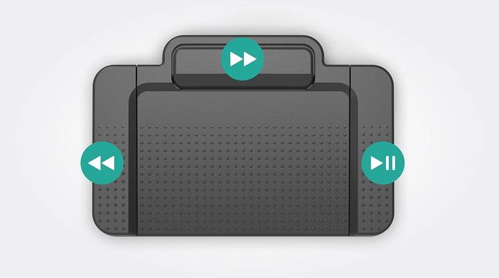 Actual product image Philips ACC2310 USB foot switch