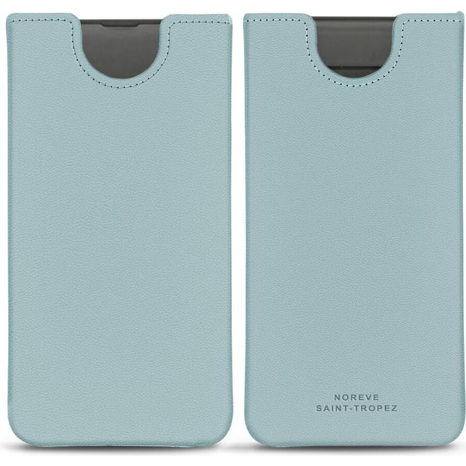 Noreve Lederschutzhülle (Samsung Galaxy S10+), Smartphone Hülle, Blau