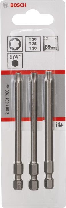 Produktbild Bosch Professional Zubehör Schrauberbit-Set (T20, T25, T30)