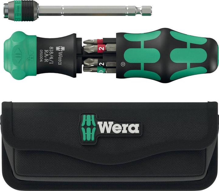 Produktbild Wera Kraftform Kompakt 20 RA-R mit Tasche (Pozidriv-Kreuzschlitz (PZ), Pin-torx, Schlitz)