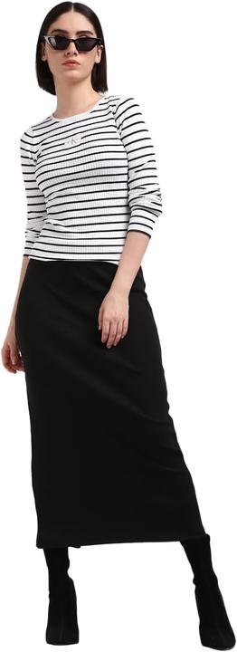 Produktbild Calvin Klein Gewebtes Etikett enge Strickjacke (XL)