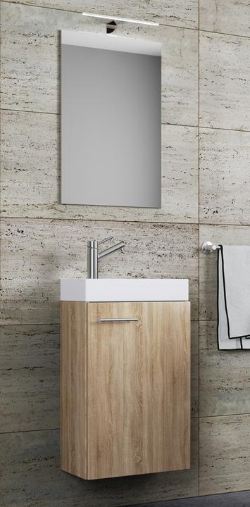 Image du produit VCM 3 pièces WC invités lavabo Slito miroir