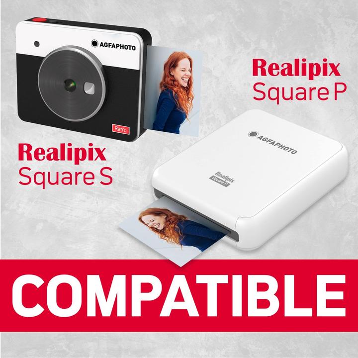 Actual product image AGFAPHOTO ASQC 20 - 20 sheet 3 x3 (76 x 76 mm, 20 pcs.)