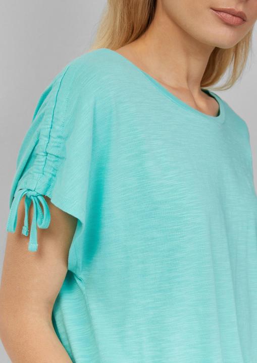 Immagine prodotto S.Oliver T-Shirt T-Shirt mit Flammgarnstruktur und Raffung (36)