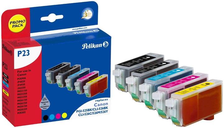 Actual product image Pelikan Cli-526, Pgi-525bk (M, C, Y, PGBK, FC)