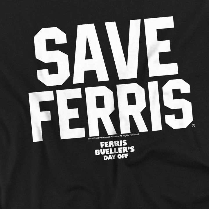 Immagine prodotto Ferris Bueller´s Day Off Ferris Bueller's Day Off Save Ferris Maglietta Uomo (3XL)