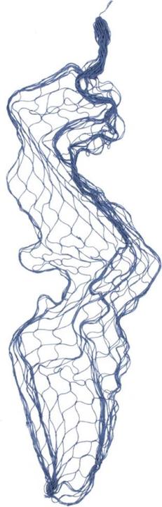 Produktbild Glorex Fischernetz blau, Baumwolle