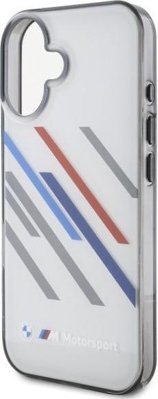Produktbild BMW BMHCP16M23HTRAG iPhone 16 Plus 6.7" szary/grey hardcase Motosport IML Random Stripes (Apple iPhone 16 Plus)