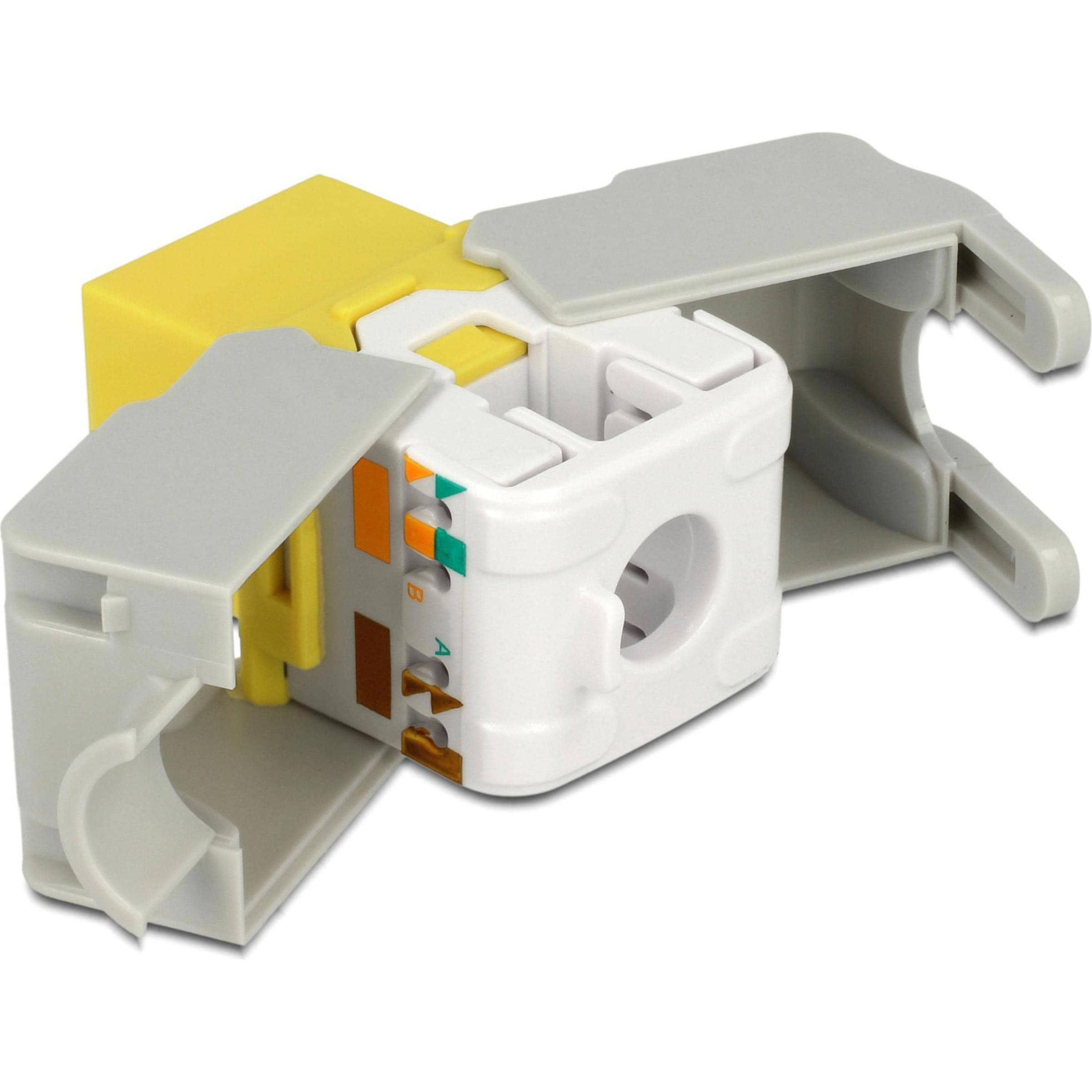 Thumbnail - Delock Keystone Modul Cat.6, UTP, gelb (Keystone Modul), Netzwerk Zubehör