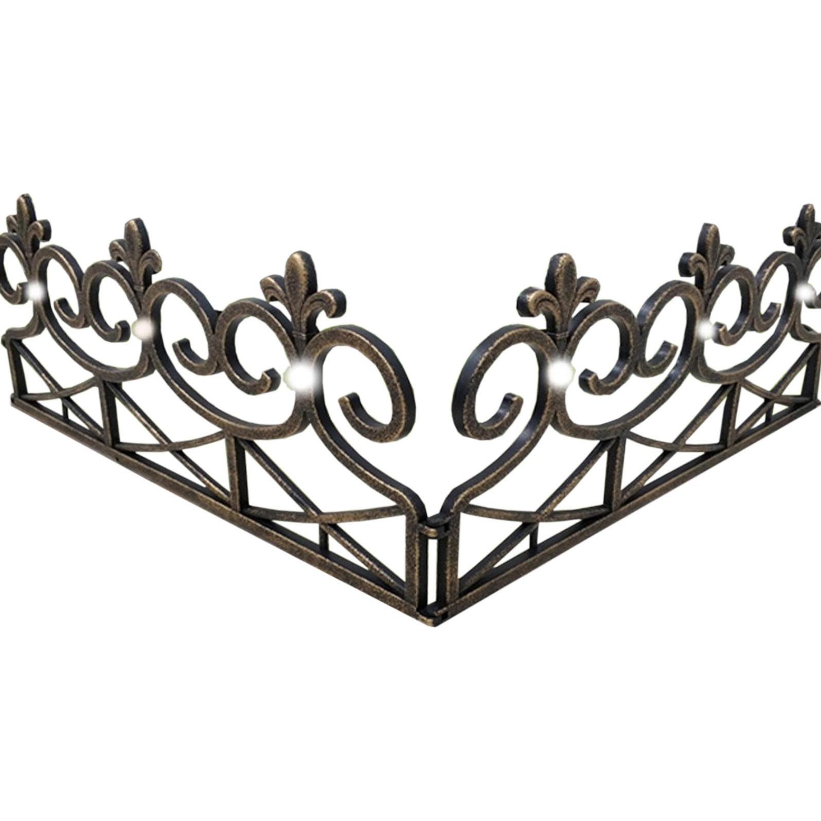 HTI-Living, Rasenkante, Rasenkante 480 cm mit Solarlichterkette (480 cm)