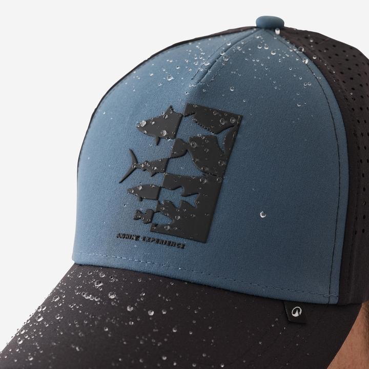 Produktbild Caperlan Fishing cap 500 - Water-repellent Blue and Black (One Size)