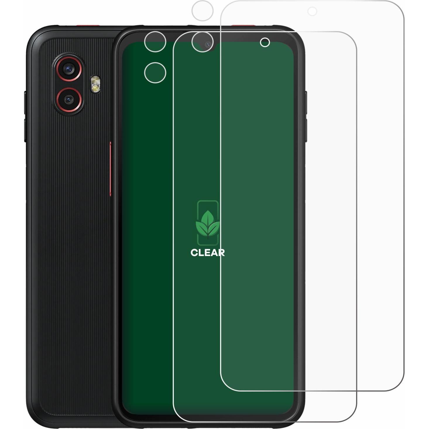 Thumbnail - ScreenLeaf Schutzfolie nachhaltiger Displayschutz Displayschutzfolie Folie Klar Transparent (2 Stück, Samsung Galaxy XCo...