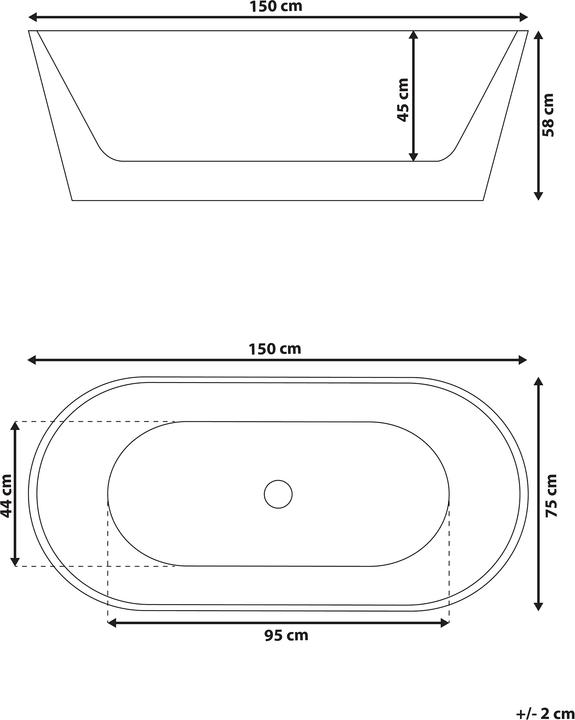 Produktbild Beliani Havana (200 l, 150 cm, 75 cm)