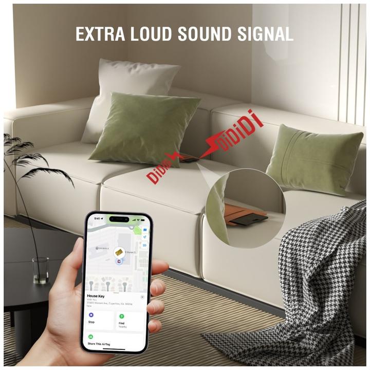 Produktbild 4smarts Standort-Finder SkyTag Card Duos ReCharge black (Android, iOS, iPadOS)