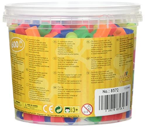 Produktbild Hama Perlen Strijkkralen Maxi in Bak - Neonmix (051), 600st.